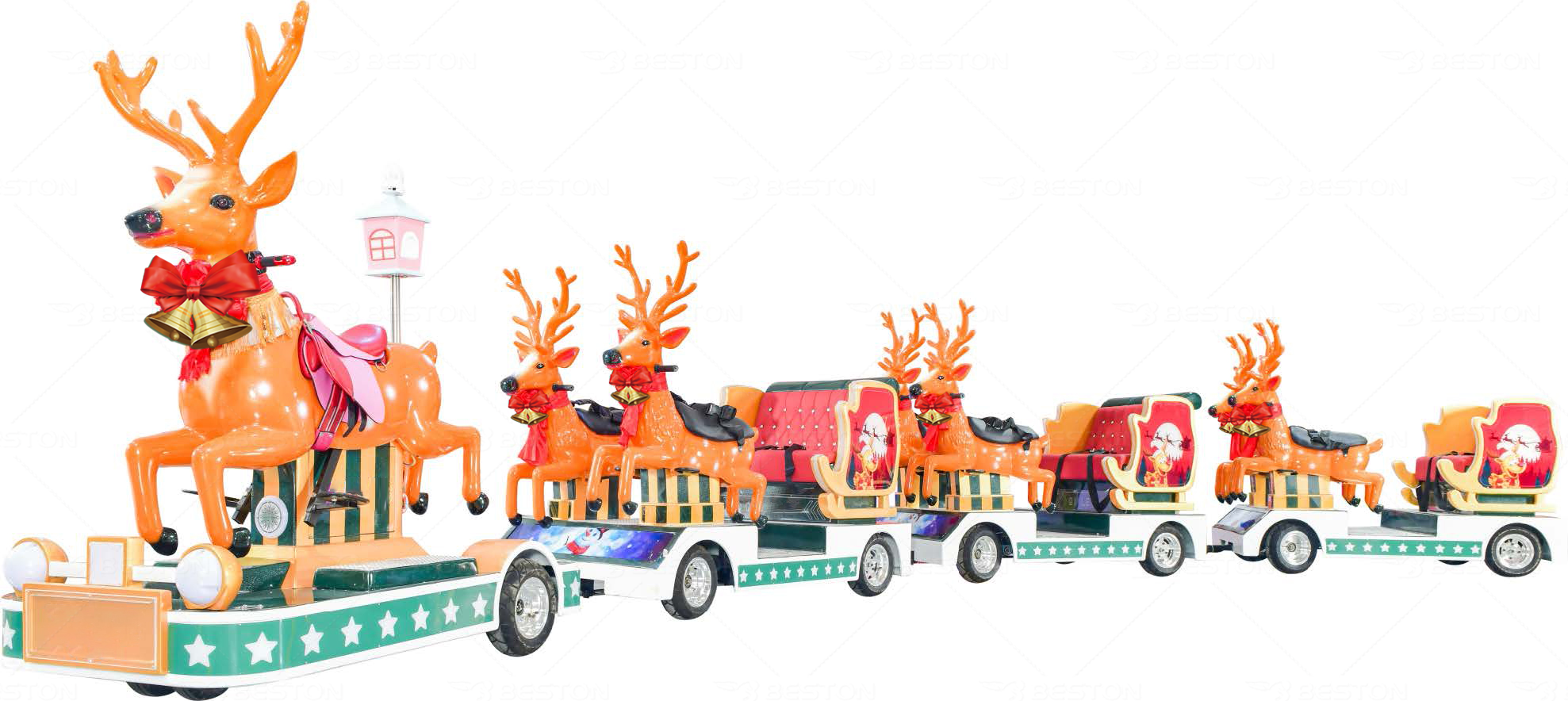 Christmas themed elk children’s train
